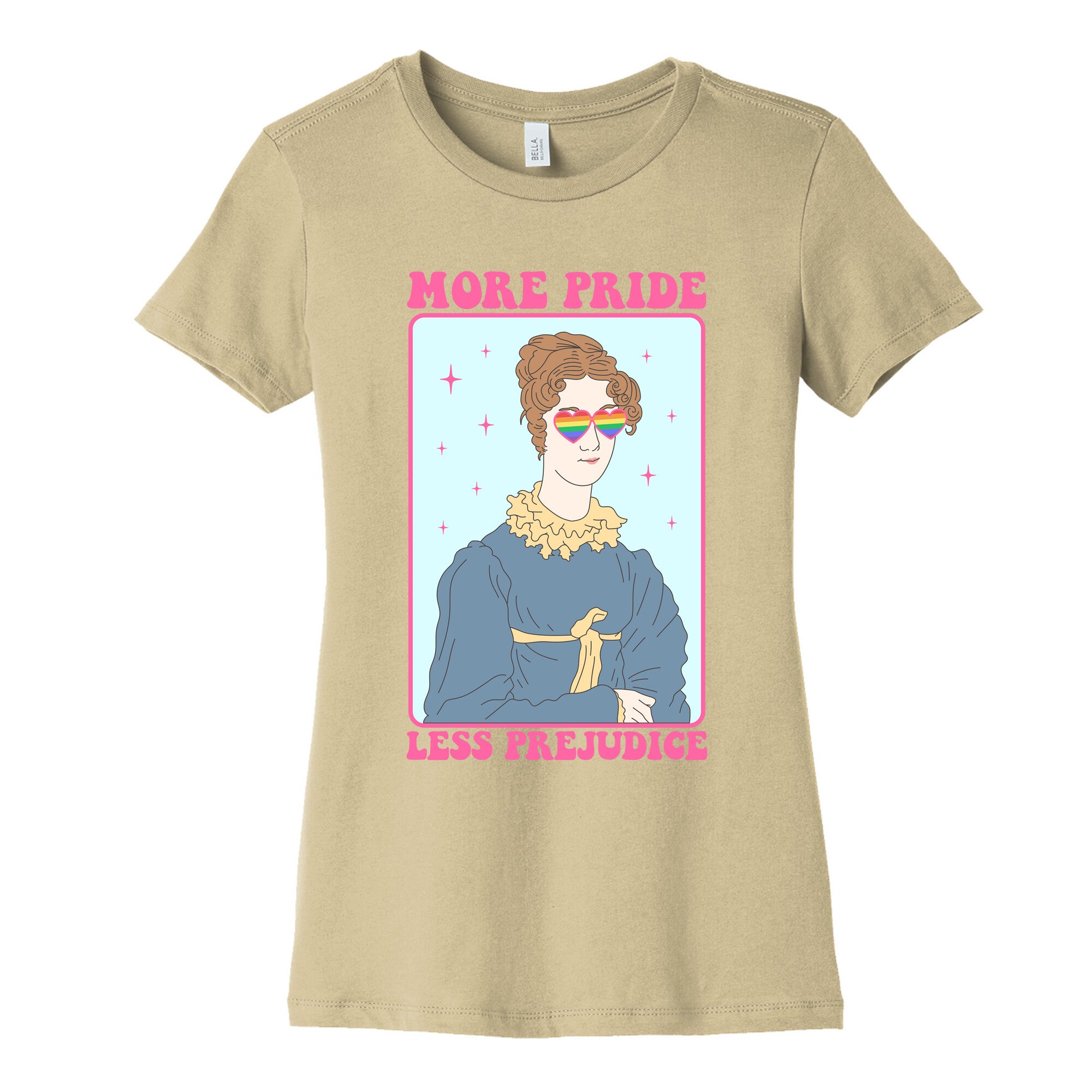 More Pride Less Prejudice Womens Cotton Tee